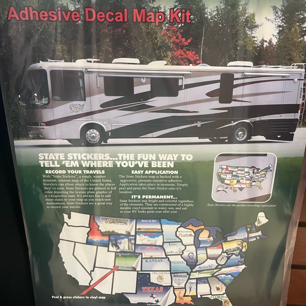 Adhesive Decal Map Kit